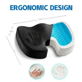 SitRelief™ - Gel Memory Foam U-shaped Seat Cushion - TumTum