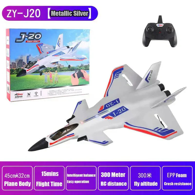 SkyGlide™ - 2.4GHz J20 RC Fighter Plane - TumTum