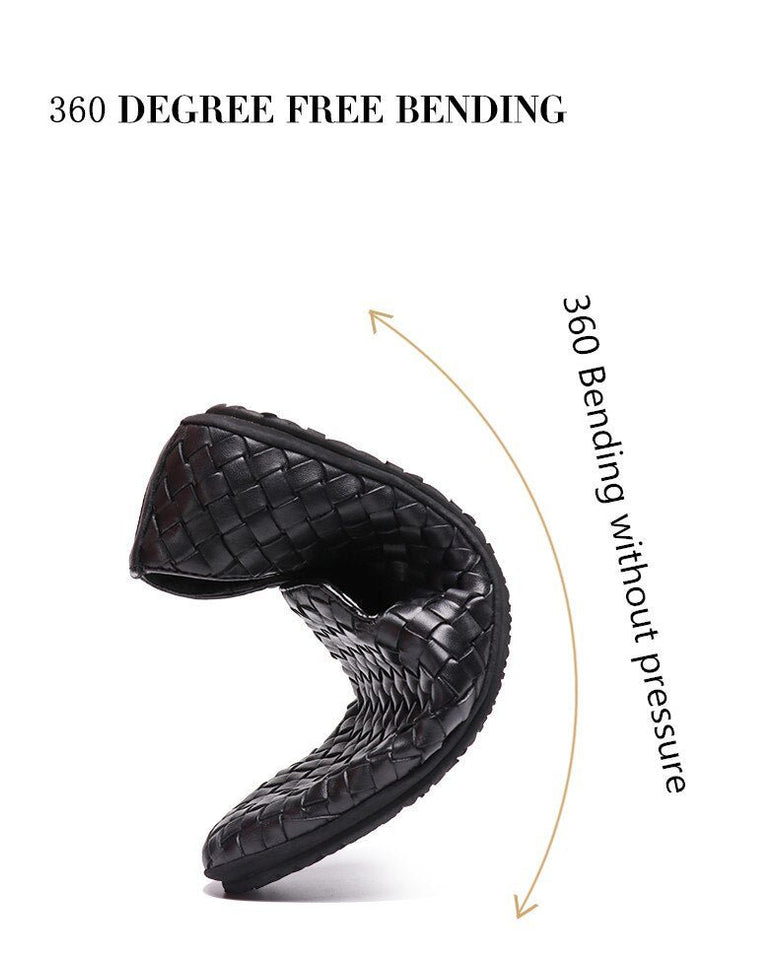 SlipOnShoes™ - Leather Foldable Breathable Slip-on Shoe - TumTum