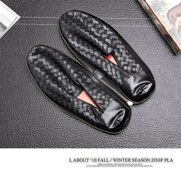 SlipOnShoes™ - Leather Foldable Breathable Slip-on Shoe - TumTum