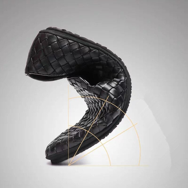 SlipOnShoes™ - Leather Foldable Breathable Slip-on Shoe - TumTum