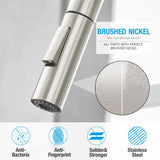 Smart Stainless Steel Sensor Kitchen Faucet [With Pull Out & Spray Head] - TumTum