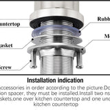 Smart Stainless Steel Sensor Kitchen Faucet [With Pull Out & Spray Head] - TumTum