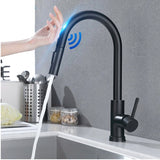 Smart Stainless Steel Sensor Kitchen Faucet [With Pull Out & Spray Head] - TumTum