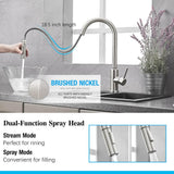 Smart Stainless Steel Sensor Kitchen Faucet [With Pull Out & Spray Head] - TumTum