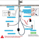 Smart Stainless Steel Sensor Kitchen Faucet [With Pull Out & Spray Head] - TumTum