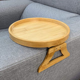 SnackTray™ - Natural Bamboo Sofa Tray For Coffee Snacks - TumTum