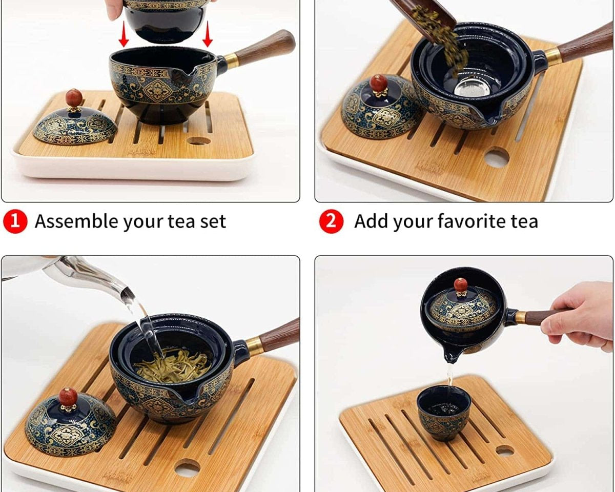 SpillProff ™ 360° Vintage Tea Cup Set - TumTum
