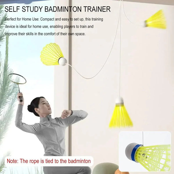 SpinShot™ - Badminton Trainers Stretch Shuttlecock - TumTum