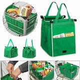 Supermarket Shopping Bag [Reusable and Green] - TumTum