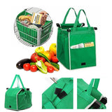 Supermarket Shopping Bag [Reusable and Green] - TumTum