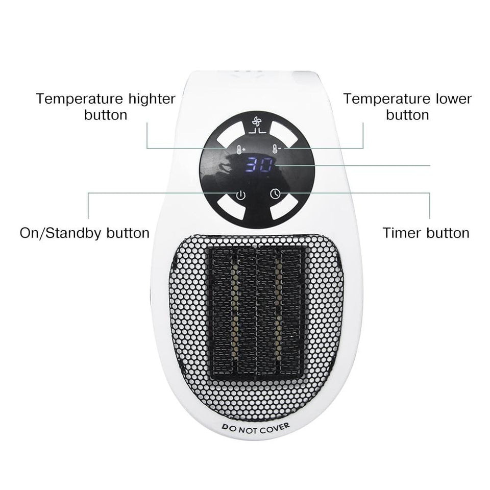 SwiftHeat™ - 400W Electric Mini Wall Heater - TumTum