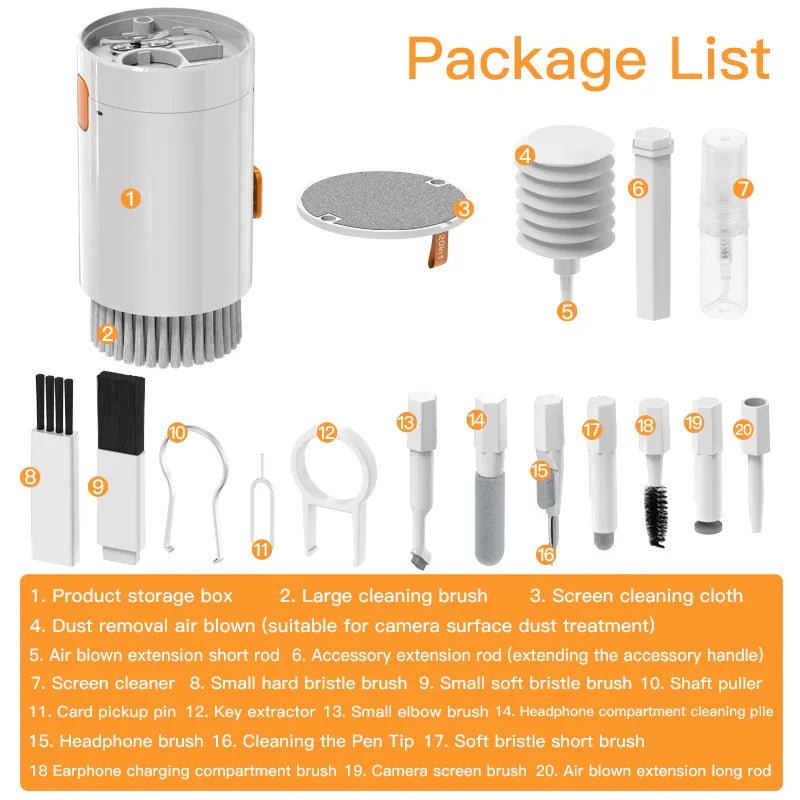 TechClean™ - 20-in-1 Cleaner kit - TumTum
