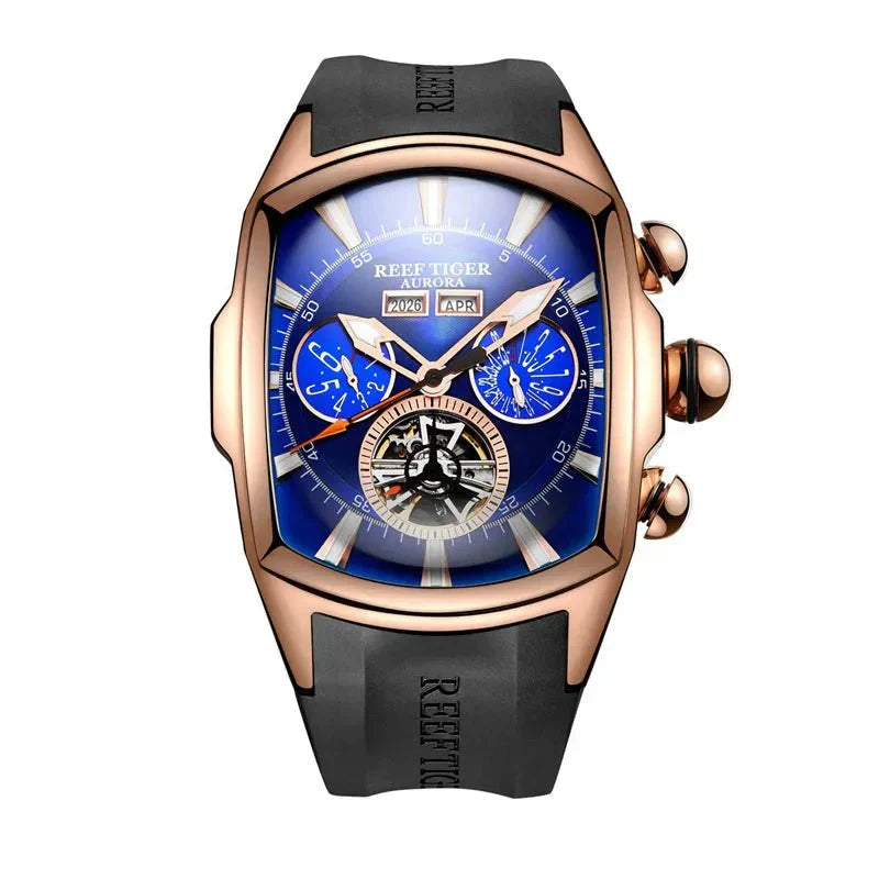 TimeSculpt™ - Tourbillon Stainless Steel Sports Watch - TumTum