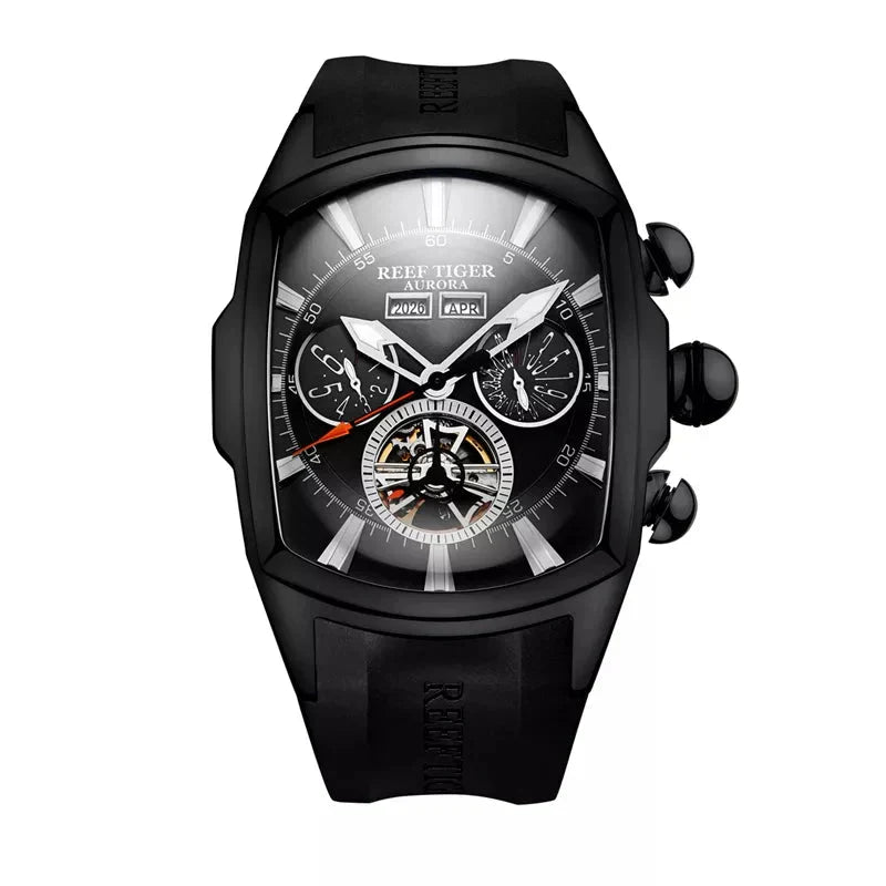 TimeSculpt™ - Tourbillon Stainless Steel Sports Watch - TumTum