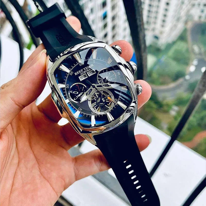 TimeSculpt™ - Tourbillon Stainless Steel Sports Watch - TumTum