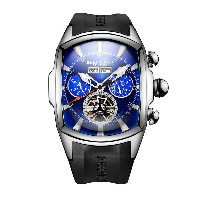 TimeSculpt™ - Tourbillon Stainless Steel Sports Watch - TumTum