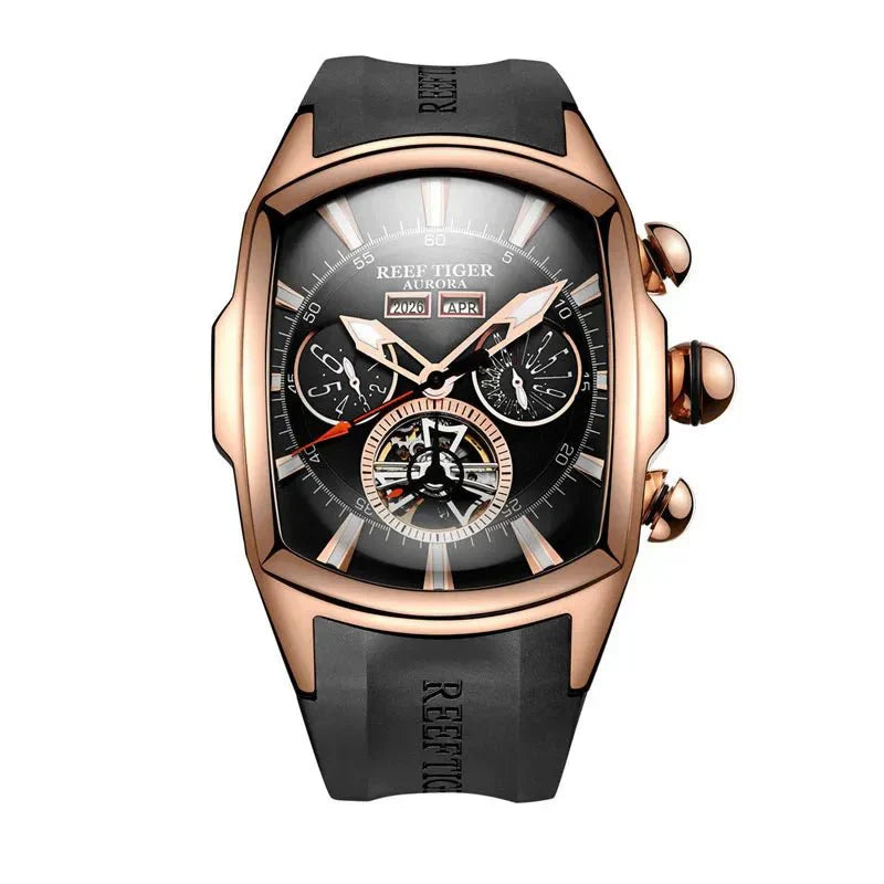 TimeSculpt™ - Tourbillon Stainless Steel Sports Watch - TumTum