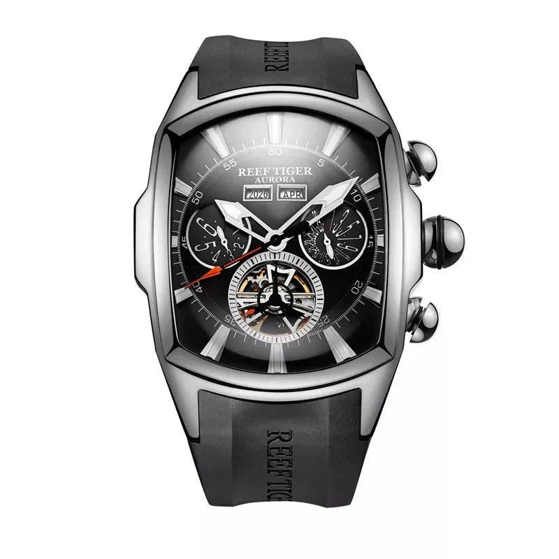 TimeSculpt™ - Tourbillon Stainless Steel Sports Watch - TumTum