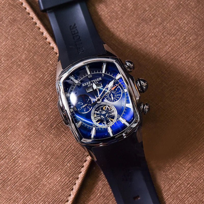 TimeSculpt™ - Tourbillon Stainless Steel Sports Watch - TumTum