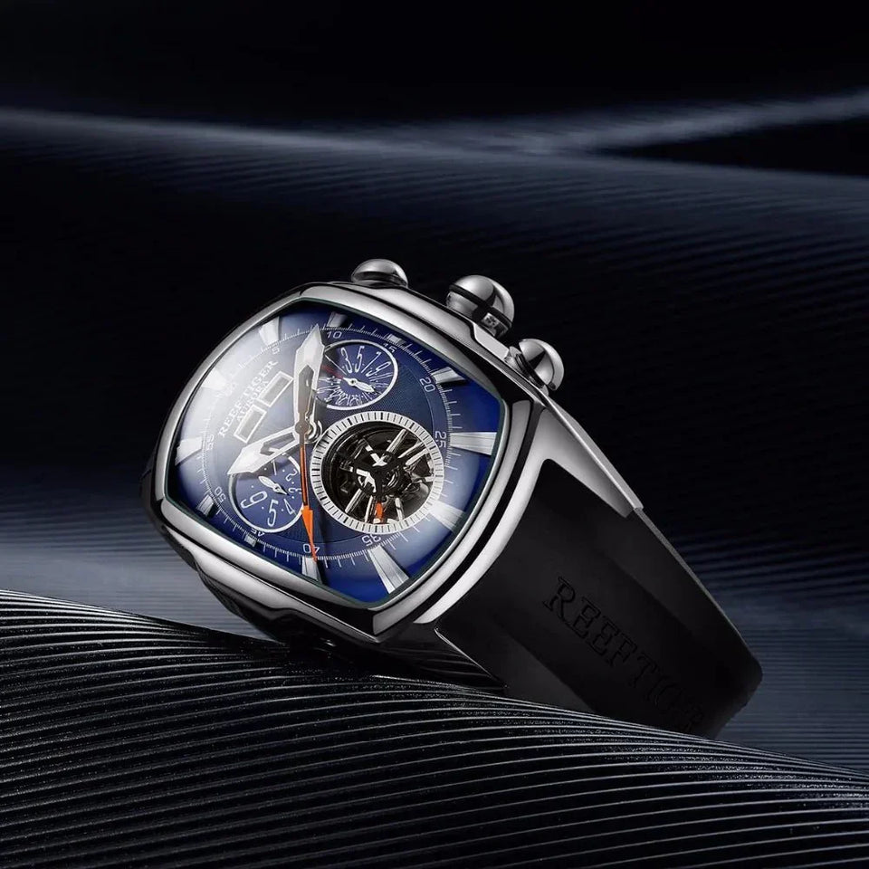 TimeSculpt™ - Tourbillon Stainless Steel Sports Watch - TumTum