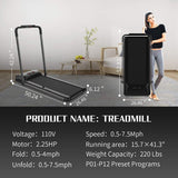 UnderDesk ™ - Home Foldable Portable Smart Treadmill - TumTum