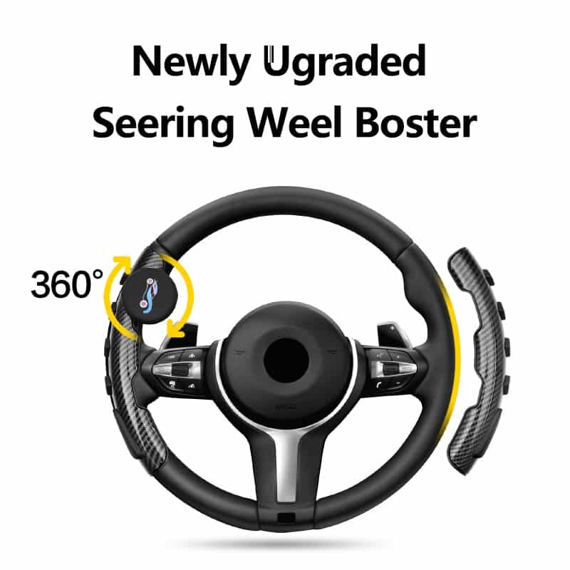 Universal Anti-Slip Car Steering Wheel Booster Cover - TumTum