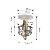 Universal Wash Basin Drain Filter - TumTum