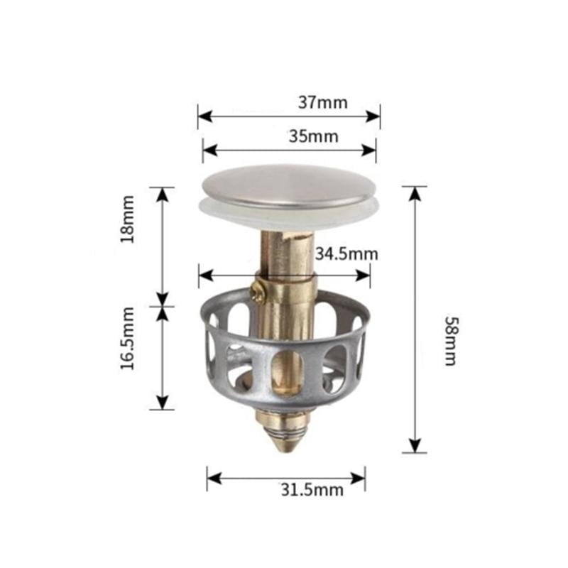 Universal Wash Basin Drain Filter - TumTum