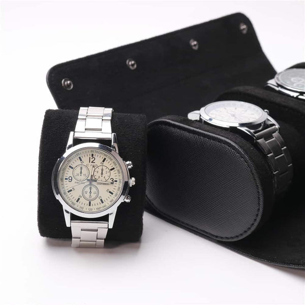 VintageCase ™ - Luxurious Leather Watches Case - TumTum