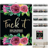 WeeklyChuckles™ - 2024 Calendar Planner For Tired-Ass Women - TumTum