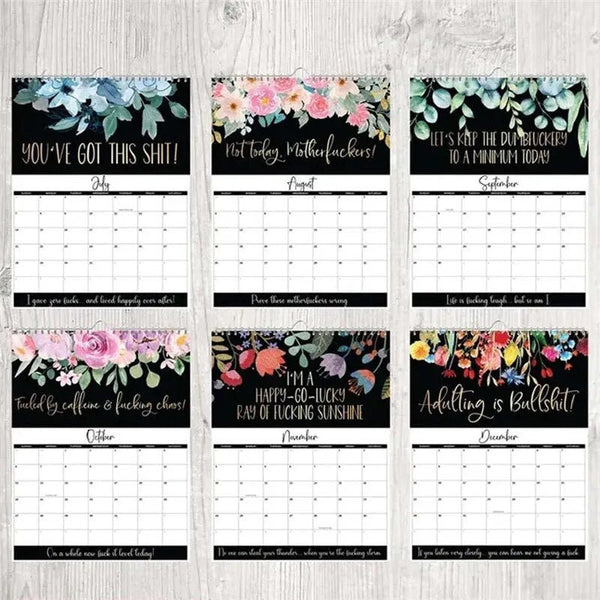 WeeklyChuckles™ - 2024 Calendar Planner For Tired-Ass Women - TumTum