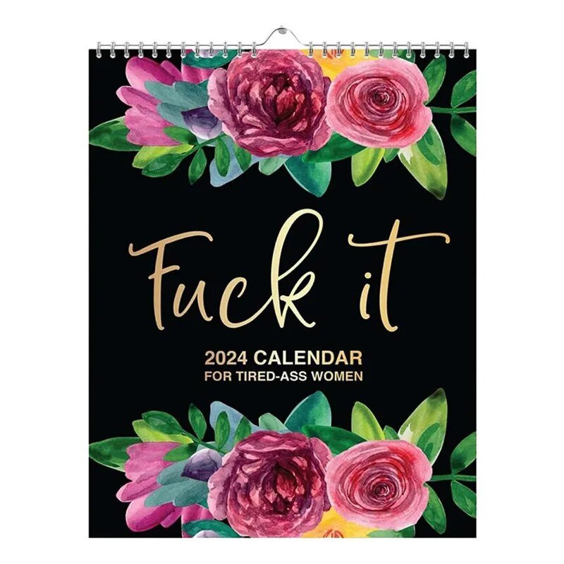 WeeklyChuckles™ - 2024 Calendar Planner For Tired-Ass Women - TumTum