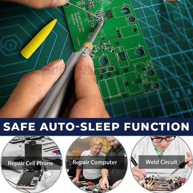 Wireless Charging Electric Soldering Iron Tin - TumTum