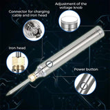 Wireless Charging Electric Soldering Iron Tin - TumTum